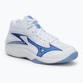 Volejbalová obuv Mizuno Thunder Blade Z Mid white/bellwether blue/bel air blue