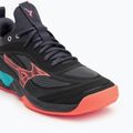 Volejbalové topánky Mizuno Wave Luminous 3 black/neon flame/peacock blue 7