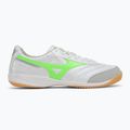 Pánske kopačky Mizuno Morelia Sala Pro IN white/neon green/galaxy silver 2