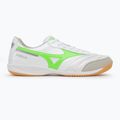 Pánske kopačky Mizuno Morelia Sala Elite IN white/neon green/galaxy silver 2