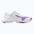 Dámske volejbalové topánky Mizuno Wave Lightning Z8 biele/fialové indigo/camelliaros 8