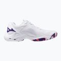 Dámske volejbalové topánky Mizuno Wave Lightning Z8 biele/fialové indigo/camelliaros 9