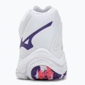 Dámske volejbalové topánky Mizuno Wave Lightning Z8 Mid biele/fialové indigo/camelliaros 6