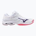 Volejbalová obuv Mizuno Wave Voltage 2 white/violet indigo/camellia rose 8