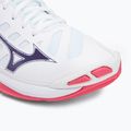 Volejbalová obuv Mizuno Wave Voltage 2 white/violet indigo/camellia rose 7