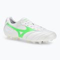 Pánske kopačky Mizuno Morelia II Japan Md white/neon green/galaxy silver