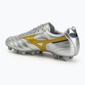 Pánske kopačky Mizuno Morelia II Club Md galaxy silver/gold/gold 3