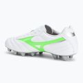 Pánske kopačky Mizuno Morelia II Club Md white/neon green/galaxy silver 3
