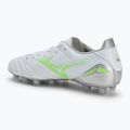 Pánske kopačky Mizuno Morelia Neo IV Pro Md white/neon green/cool gray 3c 3