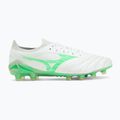 Pánske kopačky Mizuno Morelia Neo IV Β Elite MD white/neon green/cool gray 3c 2