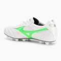 Pánske kopačky Mizuno Morelia II Elite Md white/neon green/galaxy silver 3