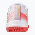Detské tenisové topánky Mizuno Break Shot 5 Jr CC white/blue granite/calypso coral 10