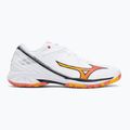 Bedmintonové topánky Mizuno Wave Claw 3 white/citrus/calypso coral 2