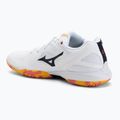 Bedmintonové topánky Mizuno Wave Claw 3 white/citrus/calypso coral 3