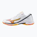 Bedmintonové topánky Mizuno Wave Claw 3 white/citrus/calypso coral 8