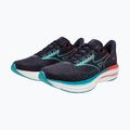 Pánske bežecké topánky Mizuno Wave Rider 29 odyssey gray/Ccapri breeze/calypso coral 8