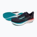 Pánske bežecké topánky Mizuno Wave Rider 29 odyssey gray/Ccapri breeze/calypso coral 9
