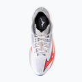 Pánske bežecké topánky Mizuno Wave Rebellion Flash 3 white/fiery coral 2/iris bloom 7