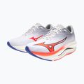 Pánske bežecké topánky Mizuno Wave Rebellion Flash 3 white/fiery coral 2/iris bloom 8