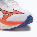 Pánske bežecké topánky Mizuno Wave Rebellion Flash 3 white/fiery coral 2/iris bloom 7