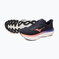 Dámske bežecké topánky Mizuno Wave Sky 9 odyssey gray/striking coral/iris bloom 9