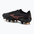 Pánske kopačky Mizuno Morelia Neo IV Beta Elite Mix SG black/morelia 40th red/black 3