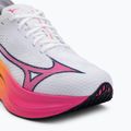 Bežecké topánky Mizuno Wave Rebellion Pro 3 white/pink tetra/tang orange 7