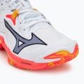 Volejbalové topánky Mizuno Wave Lightning Z8 white/fiery coral 2/citrus 7