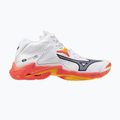 Volejbalové topánky Mizuno Wave Lightning Z8 Mid white/fiery coral 2/citrus