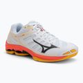 Volejbalové topánky Mizuno Wave Voltage 2 white/fiery coral 2/citrus