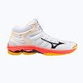 Volejbalové topánky Mizuno Wave Voltage 2 Mid white/fiery coral 2/citrus