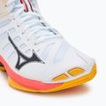 Volejbalové topánky Mizuno Wave Voltage 2 Mid white/fiery coral 2/citrus 7