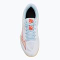 Dámske volejbalové topánky Mizuno Thunder Blade Z white/calypso coral/pale banana 5