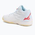 Dámske volejbalové topánky Mizuno Thunder Blade Z Mid white/calypso coral/pale banana 3