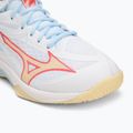 Dámske volejbalové topánky Mizuno Thunder Blade Z Mid white/calypso coral/pale banana 7