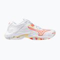 Dámske volejbalové topánky Mizuno Wave Lightning Z8 white/calypso coral/pale banana