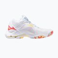 Dámske volejbalové topánky Mizuno Wave Lightning Z8 Mid white/calypso coral/pale banana 2