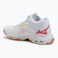 Dámske volejbalové topánky Mizuno Wave Lightning Z8 Mid white/calypso coral/pale banana 3