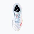 Dámske volejbalové topánky Mizuno Wave Voltage 2 white/calypso coral/pale banana 5