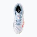 Dámske volejbalové topánky Mizuno Wave Voltage 2 Mid white/calypso coral/pale banana 5