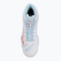 Dámske volejbalové topánky Mizuno Wave Voltage 2 Mid white/calypso coral/pale banana 5
