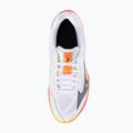 Detské volejbalové topánky Mizuno Lightning Star Z7 white/fiery coral 2/citrus 5