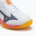 Detské volejbalové topánky Mizuno Lightning Star Z7 white/fiery coral 2/citrus 7