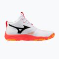 Volejbalové topánky Mizuno Wave Momentum Elite Mid white/fiery coral 2/citrus 9