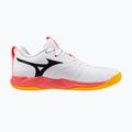Volejbalové topánky Mizuno Wave Momentum Pro white/fiery coral 2/citrus 2