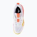 Volejbalové topánky Mizuno Wave Momentum Pro white/fiery coral 2/citrus 5
