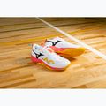 Volejbalové topánky Mizuno Wave Momentum Pro white/fiery coral 2/citrus 8
