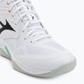 Volejbalové topánky Mizuno Wave Momentum Pro Mid white/black/frozen emerald 7