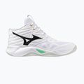 Volejbalové topánky Mizuno Wave Momentum Pro Mid white/black/frozen emerald 8