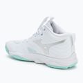 Dámske volejbalové topánky Mizuno Wave Momentum Elite Mid white/blue tint 3